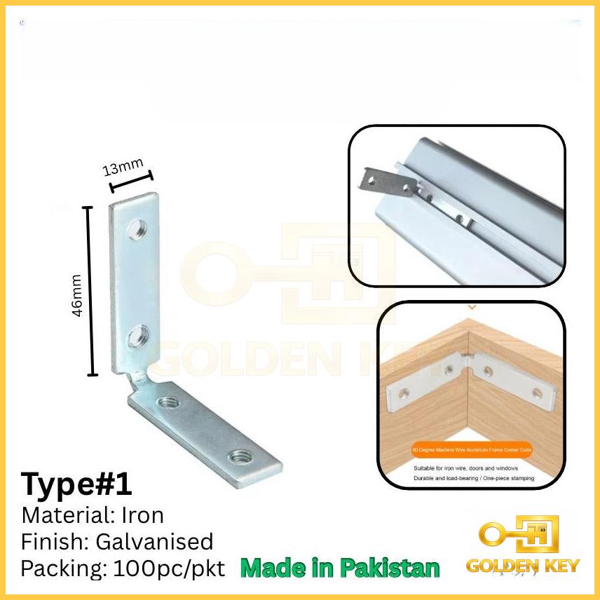 L-Shaped Angle Bracket & Aluminium Frame Connector Type#1
