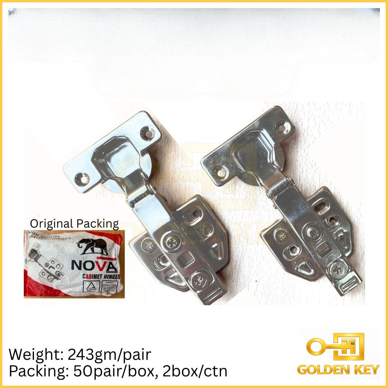 Nova Stainless Steel 3D Cabinet Hinge
