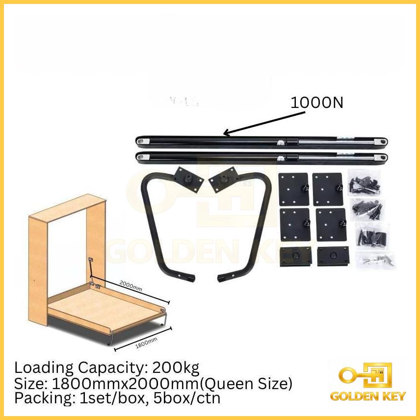 Wall Mounted Murphy Folding Bed Fitting
