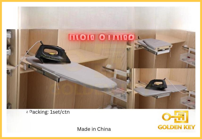 Wardrobe Pull out Folding Iron Stand